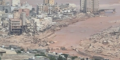 وزير الطيران الليبي: الوضع كارثي و25 في المئة من مدينة درنة قد اختفى