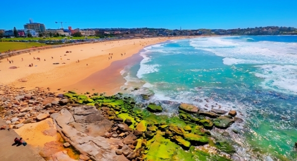 إغلاق شاطئ بوندي المزدحم في مدينة سيدني بأستراليا بعد تجاهل التباعد الاجتماعي