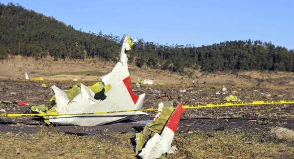 نشر التقرير الأولي حول تحطم الطائرة الاثيوبية خلال هذا الأسبوع