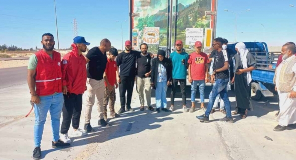 مؤسسة رواد ليبيا تطلق قافلتها الأولى لمساعدة أهالي المرج