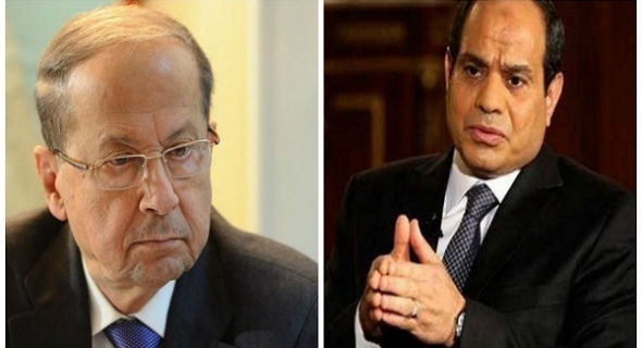 هاتفيا.. “السيسي” يتلقى اتصالا هاتفيا من “عون” لبحث الأزمة اللبنانية