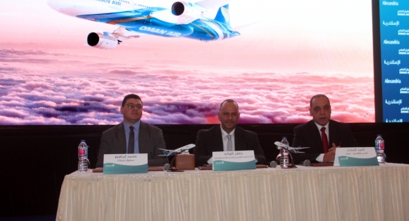 تشغيل خط الإسكندرية الجديد للطيران العماني في ٣١ مايو القادم
