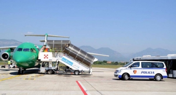 افتتاح مطار زايد الدولي في مدينة كوكس الألبانية