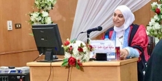 كلية التجارة بجامعة كفر الشيخ تمنح الدكتوراة للباحثة سامية عاشور بدرجة امتياز