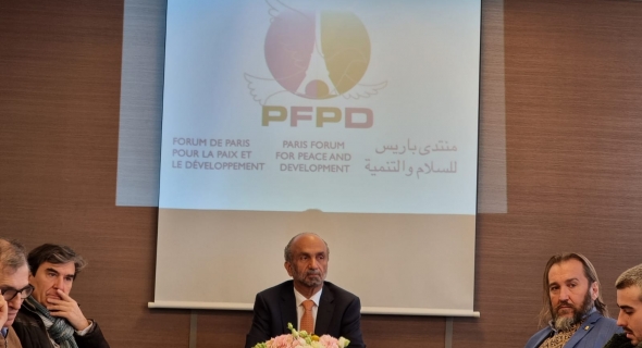 انتخاب “الجروان” رئيسا لمنتدى باريس للسلام والتنمية