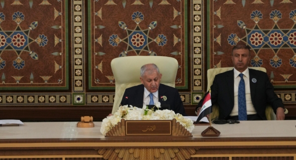 رئيس الجمهورية العراقية:  قمة بغداد تعقد في ظـل ظروف بالغة التعقيد وتحديات خطيرة تهـدد منطقتنا