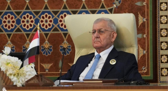 الرئيس العراقي في جلسة اختتام أعمال القمة العربية: قمتنا هدفها توحيد الجهود