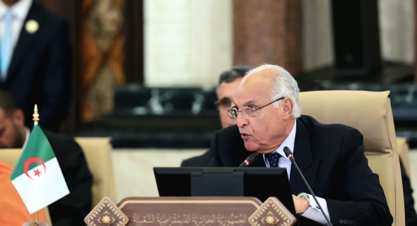 وزير الخارجية الجزائري: الحديث عن التنمية المستدامة يجب أن يستند إلى مبدأ التضامن
