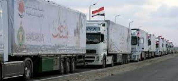إذاعة جيش الاحتلال: أول قافلة مساعدات ستدخل غزة اليوم محملة بمواد غذائية وأدوية