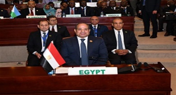 “السيسي” يؤكد على أهمية العمل الجماعي والتكامل بين الدول الأفريقية