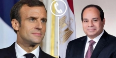 “السيسي” و”ماكرون” يبحثان هاتفيا أوضاع غزة وضرورة وقف إطلاق النار