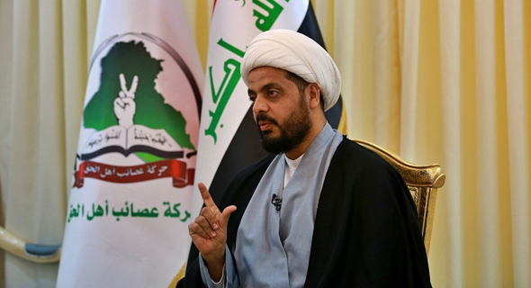 “الخزعلي” يوجه نصيحة أخيرة إلى الكاظمي بعد القبض على عناصر من “الحشد الشعبي”