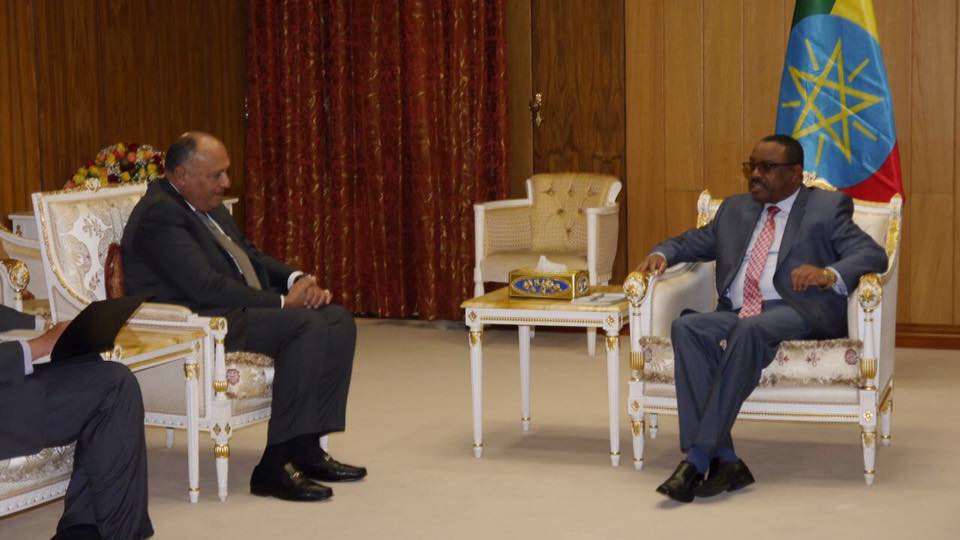 “شكري” و”ديسالين” يؤكدان حرص مصر وإثيوبيا على تحقيق المصالح المشتركة بينهما