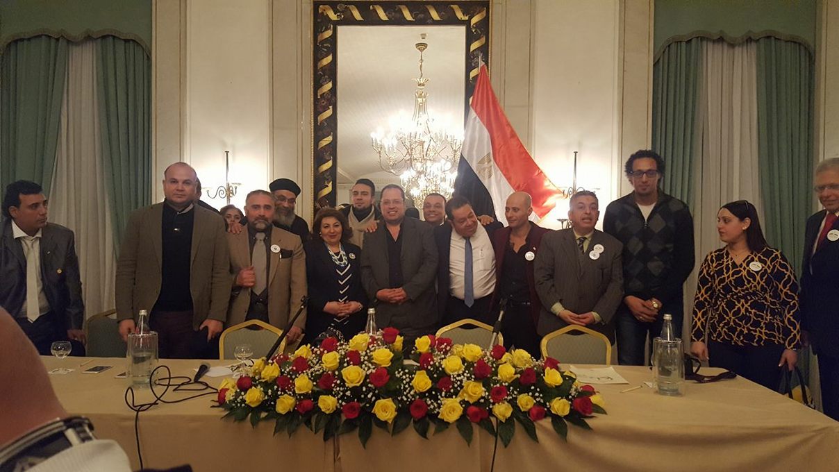 الجالية المصرية في روما تعقد مؤتمرا لدعم ترشح السيسي