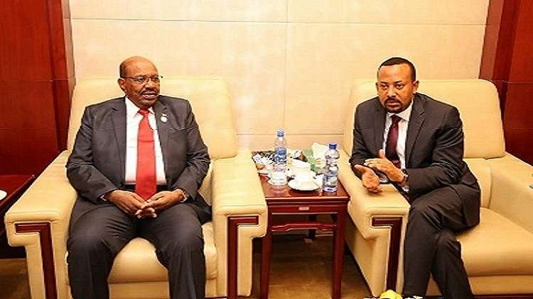 البشير وأحمد يبحثان تشكيل “قوات مشتركة لحماية الحدود” بين السودان وإثيوبيا