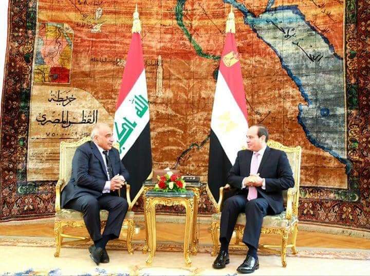 “السيسي” يستقبل رئيس وزراء العراق ويبحث معه تطور العلاقات بين القاهرة وبغداد