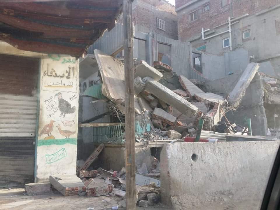 النيابة العامة تبدأ التحقيق في حادث هدم صيدلية بالبحيرة على يد “بلطجية”