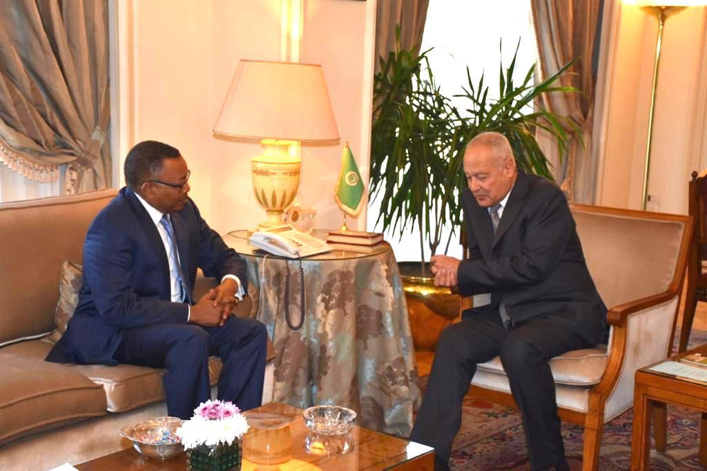 “أبو الغيط” يستقبل وزير الدولة بوزارة الخارجية السودانية