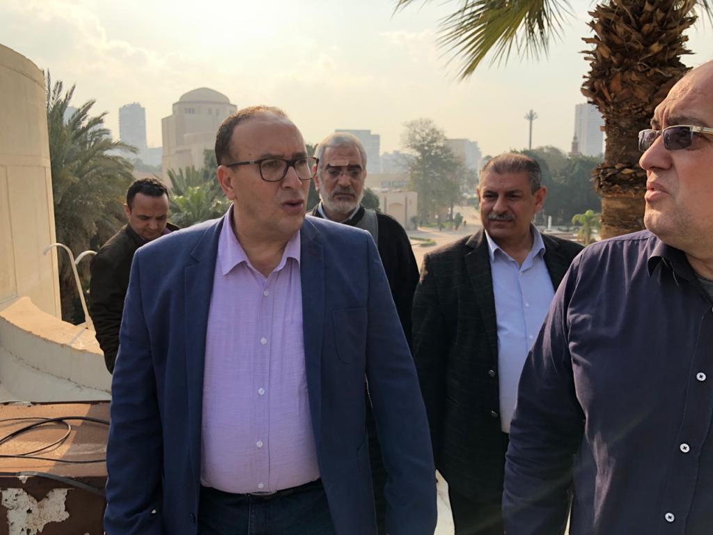 رئيس الأوبرا يتفقد أعمال الصيانة والتطوير بمسارحها بالقاهرة والاسكندرية ودمنهور
