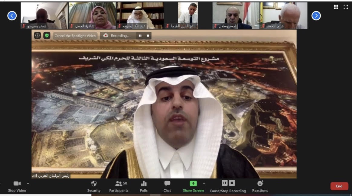 البرلمان العربي يُقر الاستراتيجية العربية الموحدة للتعامل مع إيران وتركيا