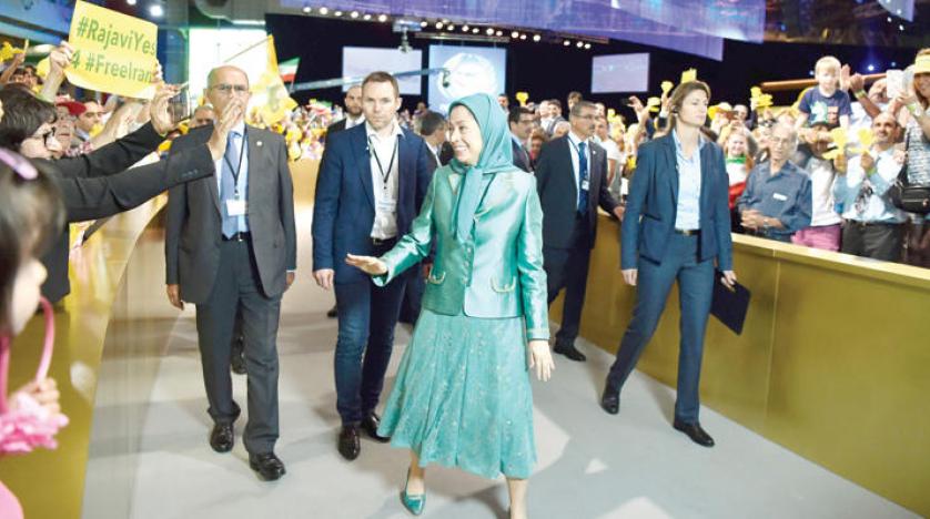 المؤتمر العالمي من أجل إيران حرة لتأييد انتفاضة الشعب الإيراني