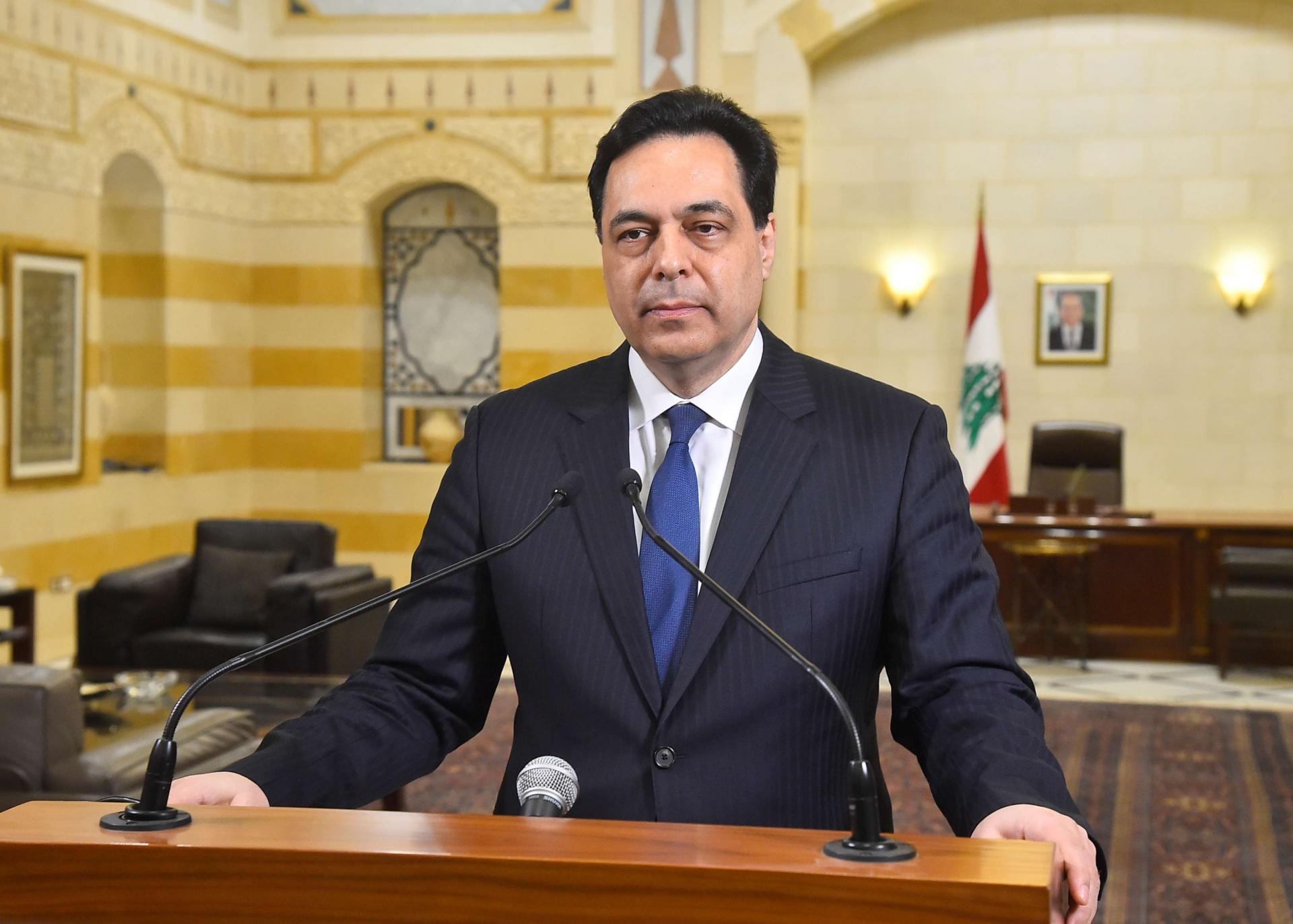 دياب ينتقد تشتت الجهود العربية في دعم لبنان