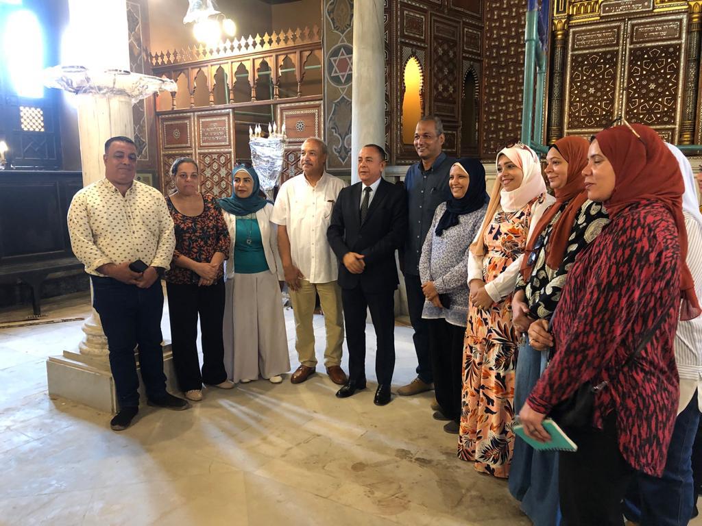 ترميم ٩٥٪ من معبد بن عذرا اليهودي تمهيدا لافتتاحه