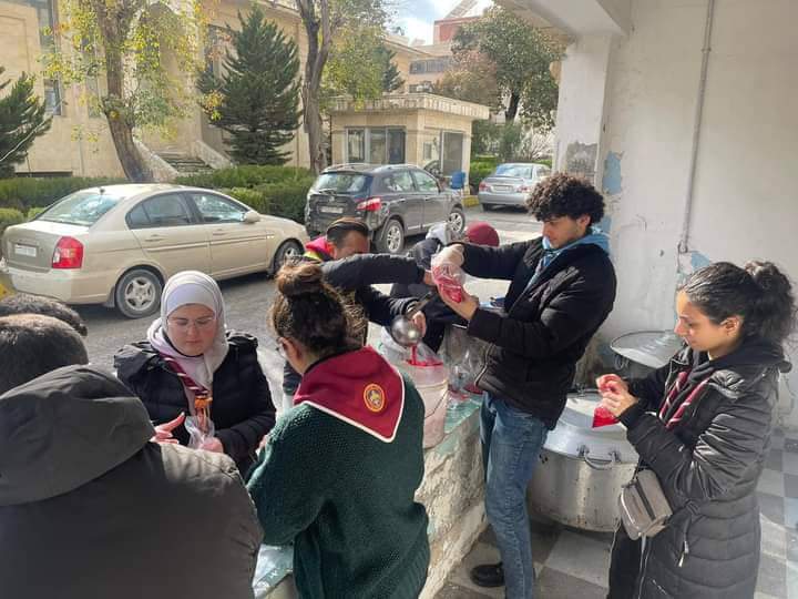 كشافة سوريا تساهم في إغاثة المتضررين من زلزال سوريا