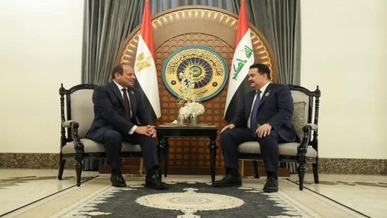 “السيسي” يلتقي رئيس مجلس الوزراء العراقي على هامش القمة العربية ببغداد
