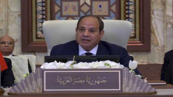 ننشر كلمة الرئيس السيسي أمام القمة العربية ببغداد