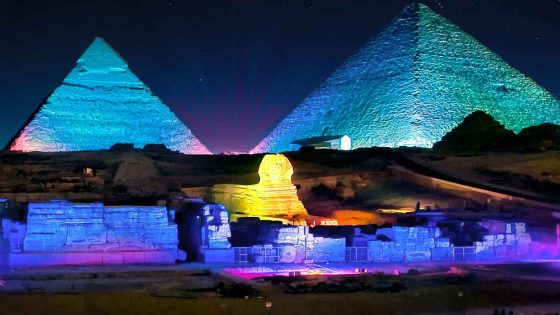 البنك التجاري الدولي يقوم بتمويل مشروع تطوير عروض الصوت والضوء بمنطقة الأهرامات