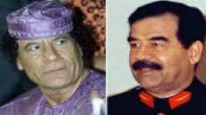 صدام حسين ومعمرالقذافي .. سيرة “عداوة ثورية “