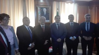 وزير الطاقة والمناجم يستقبل رئيس مجلس ادارة الاتحاد العربي للأسمدة