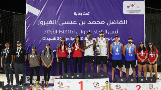 منتخب عمان ومنتخب المغرب يتوجان بلقب البطولة العربية للكرة الطائرة الشاطئية