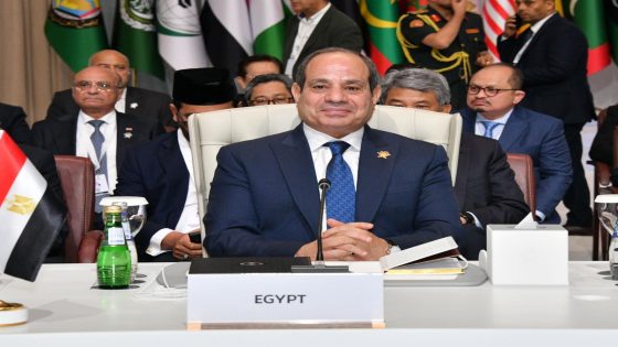 السيسي يدعو العالم للتحرك: إنهاء معاناة الفلسطينيين يبدأ بتكاتف دولي عاجل