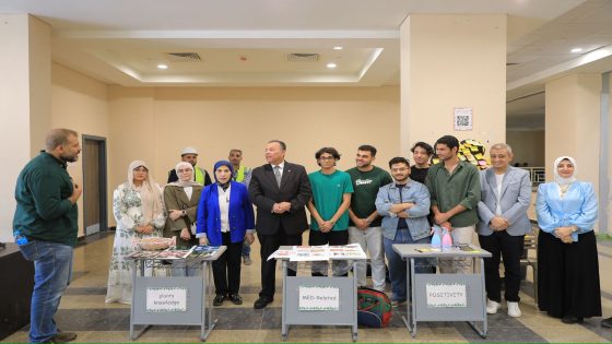 رئيس جامعة المنصورة الجديدة يتفقد معامل كلية الطب ويشهد إطلاق مبادرة “NMU-Go Green” لتعزيز الوعي البيئي والصحي