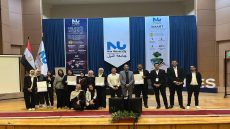 طلاب “علوم وهندسة الحاسب” بجامعة المنصورة الجديدة يتألقون في المؤتمر الدولي NILES 2025