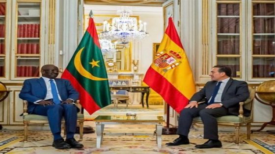 وزيرا خارجية موريتانيا وإسبانيا يبحثان تعزيز الشراكة في برشلونة.