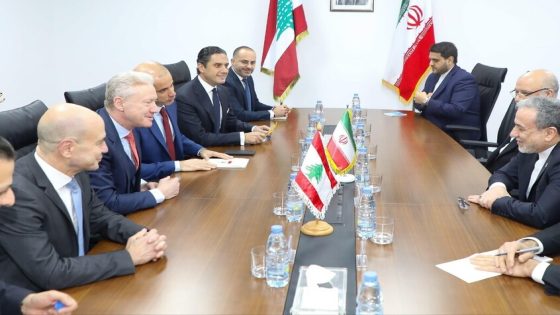 لبنان وإيران تبحثان العلاقات الثنائية والتحديات المشتركة