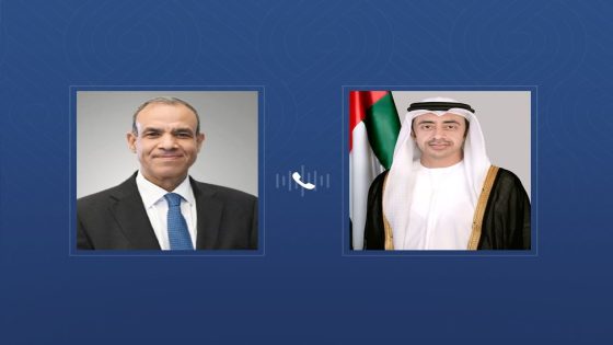 عبدالله بن زايد وعبدالعاطي يبحثان هاتفياً تعزيز الشراكة الإماراتية – المصرية وتطورات المنطقة