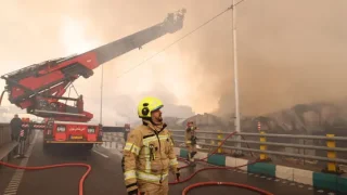 السيطرة على حريق في ثكنة عسكرية بطهران.. الجيش الإيراني يطمئن: لا إصابات