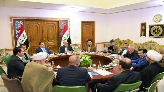 من أحد اجتماعات تحالف «الإطار التنسيقي» في بغداد (واع)
