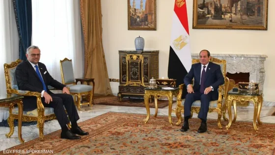 السيسي لمستشار ترامب: الأمن المائي المصري قضية وجودية لا تهاون فيها