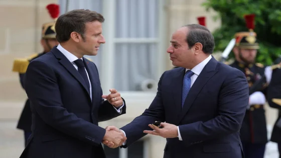 السيسي وماكرون يؤكدان ضرورة احتواء التصعيد الإقليمي ودعم وقف الحرب في غزة
