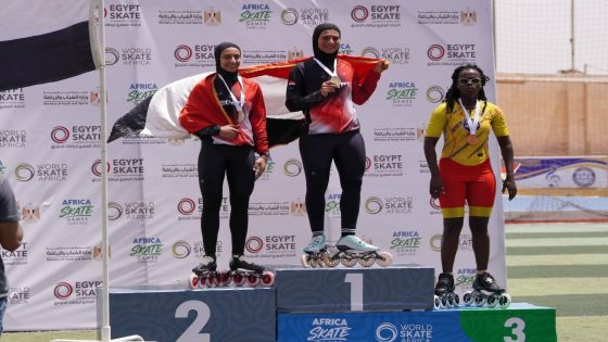 مصر تتوج بلقب بطولة أفريقيا لرياضات الانزلاق بالقاهرة