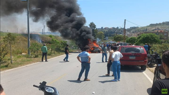 قتيلان بغارة إسرائيلية على جنوب لبنان وتصعيد واسع في النبطية