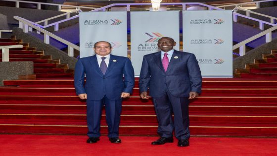 السيسي وديبي يبحثان تعزيز التعاون بين مصر وتشاد وتنسيق المواقف حول قضايا المنطقة في نيروبي