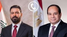 الرئيس السيسي يهنئ رئيس وزراء العراق ويؤكد دعم مصر لاستقرار العراق وتعزيز التعاون الثنائي