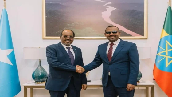 الرئيس الصومالي يبحث مع آبي أحمد تعزيز التعاون والأمن الإقليمي وسط تحديات سياسية داخلية
