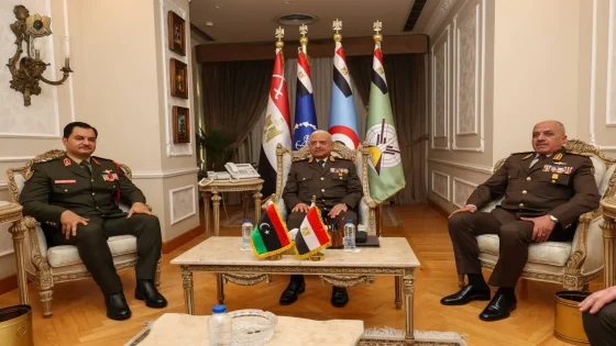 مصر تؤكد دعم المؤسسة العسكرية الليبية وتدعو لتعزيز التنسيق لتأمين الحدود
